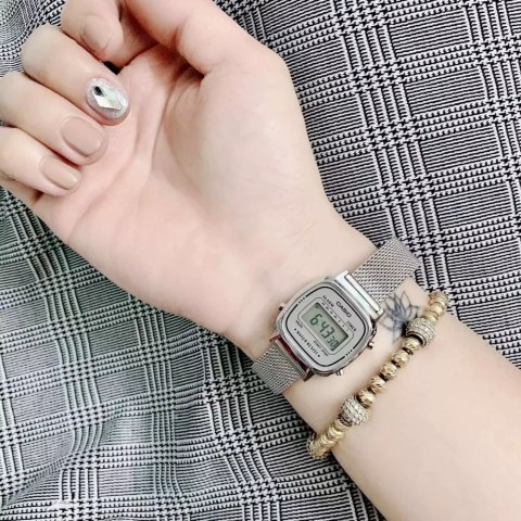 Zegarek Damski Casio Retro Vintage LA670WEM-7DF + BOX Zegarek Damski Casio Retro Vintage LA670WEM-7DF + BOX