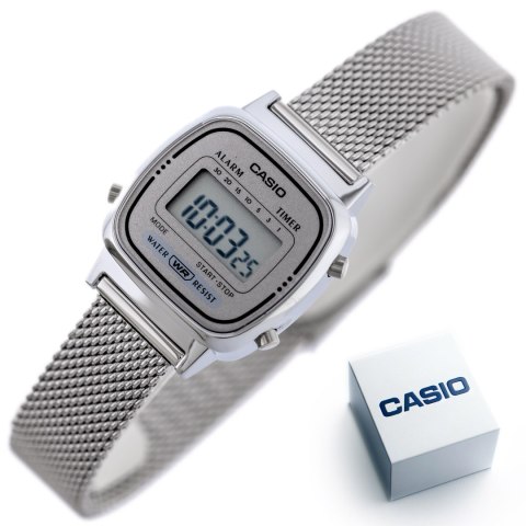 Zegarek Damski Casio Retro Vintage LA670WEM-7DF + BOX Zegarek Damski Casio Retro Vintage LA670WEM-7DF + BOX
