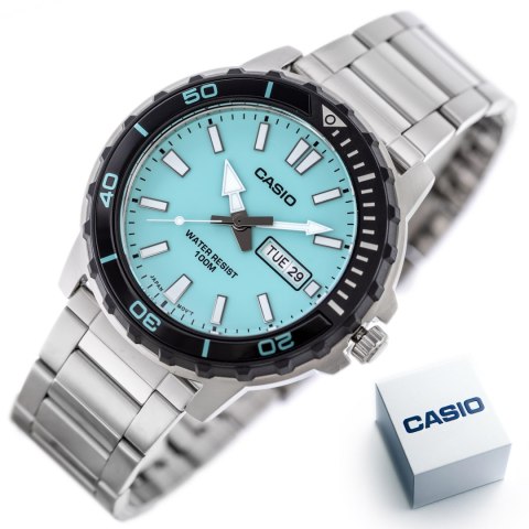 Zegarek Męski Casio MTD-125D-2A2 + BOX WR100 Zegarek Męski Casio MTD-125D-2A2 + BOX WR100