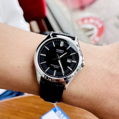 Zegarek Męski Casio MTS-100L-1A+ BOX (zd237a) SZAFIR Zegarek Męski Casio MTS-100L-1A+ BOX (zd237a) SZAFIR