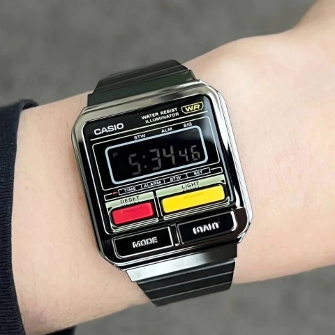 Zegarek Męski Casio Vintage A120WEGG-1BDF +BOX Zegarek Męski Casio Vintage A120WEGG-1BDF +BOX