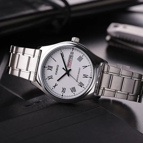 ZEGAREK MĘSKI CASIO MTP-V006D-7B (zd210j) + BOX ZEGAREK MĘSKI CASIO MTP-V006D-7B (zd210j) + BOX