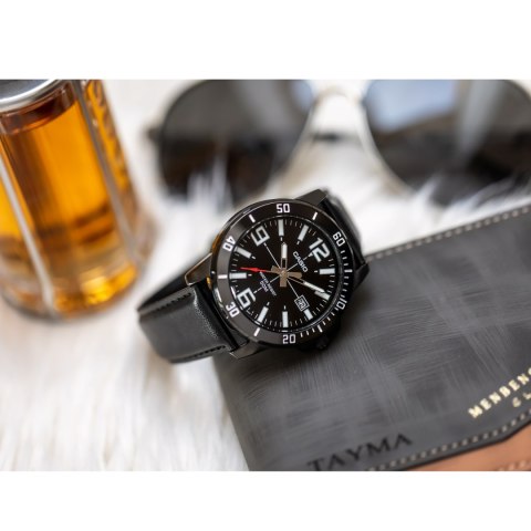 ZEGAREK MĘSKI CASIO MTP-VD01BL-1B (zd169d) + BOX ZEGAREK MĘSKI CASIO MTP-VD01BL-1B (zd169d) + BOX
