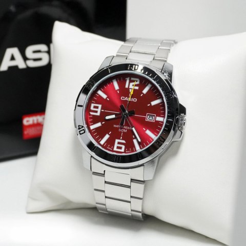 ZEGAREK MĘSKI CASIO MTP-VD01D-4B + BOX ZEGAREK MĘSKI CASIO MTP-VD01D-4B + BOX