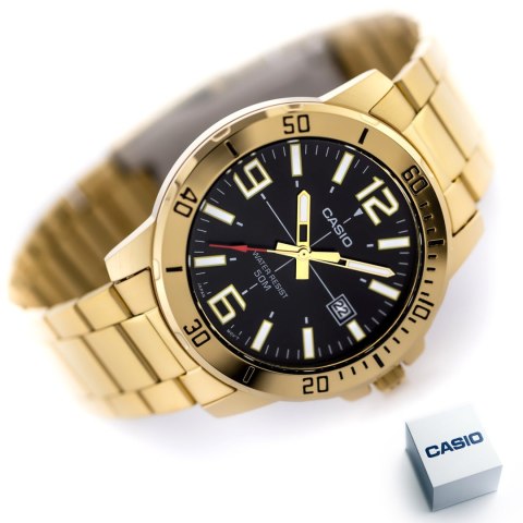 ZEGAREK MĘSKI CASIO MTP-VD01G-1B + BOX ZEGAREK MĘSKI CASIO MTP-VD01G-1B + BOX