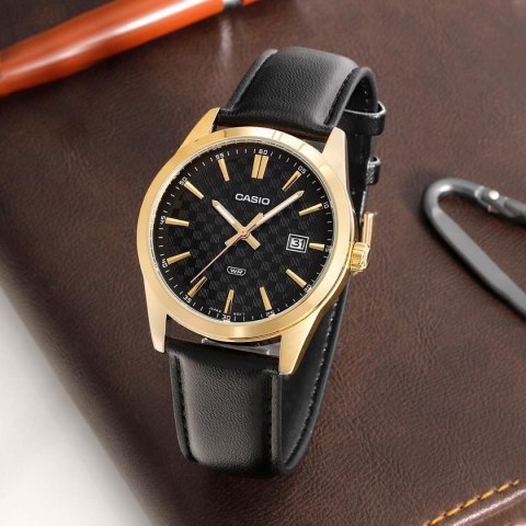 ZEGAREK MĘSKI CASIO MTP-VD03GL-1A + BOX ZEGAREK MĘSKI CASIO MTP-VD03GL-1A + BOX