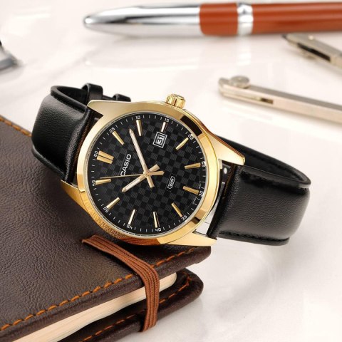 ZEGAREK MĘSKI CASIO MTP-VD03GL-1A + BOX ZEGAREK MĘSKI CASIO MTP-VD03GL-1A + BOX