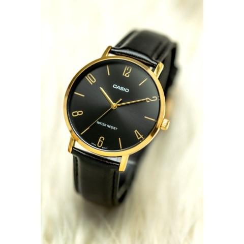 ZEGAREK MĘSKI CASIO MTP-VT01GL-1B2 + BOX ZEGAREK MĘSKI CASIO MTP-VT01GL-1B2 + BOX