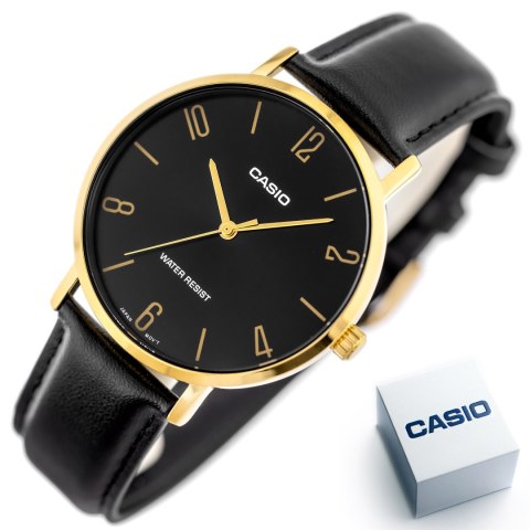 ZEGAREK MĘSKI CASIO MTP-VT01GL-1B2 + BOX ZEGAREK MĘSKI CASIO MTP-VT01GL-1B2 + BOX