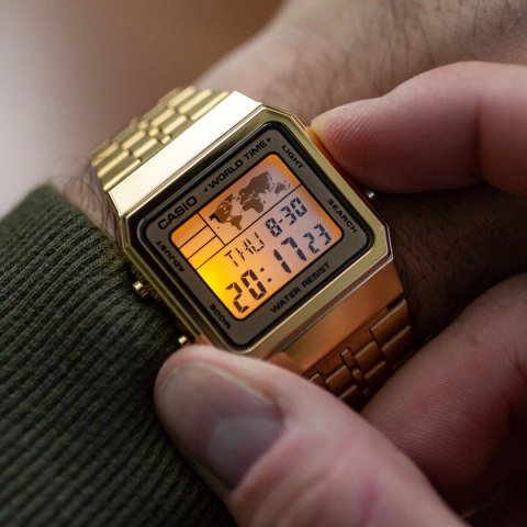 ZEGAREK MĘSKI CASIO VINTAGE A500WGA-9DF (zd158d) + BOX ZEGAREK MĘSKI CASIO VINTAGE A500WGA-9DF (zd158d) + BOX
