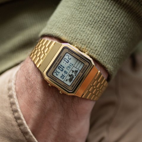 ZEGAREK MĘSKI CASIO VINTAGE A500WGA-9DF (zd158d) + BOX ZEGAREK MĘSKI CASIO VINTAGE A500WGA-9DF (zd158d) + BOX