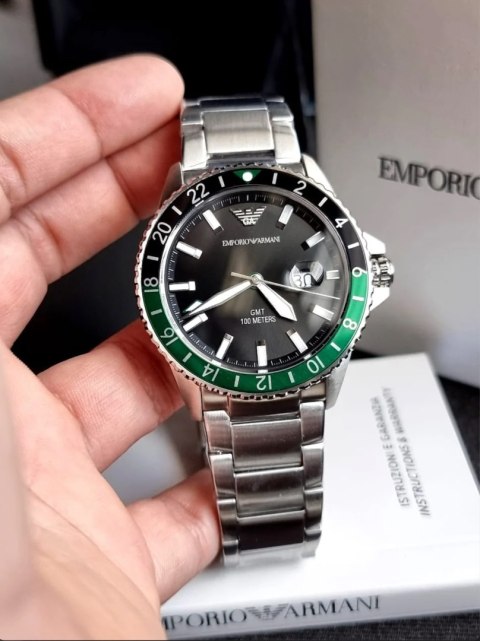 ZEGAREK MĘSKI EMPORIO ARMANI AR11589 - Diver GMT (zi112a) ZEGAREK MĘSKI EMPORIO ARMANI AR11589 - Diver GMT (zi112a)