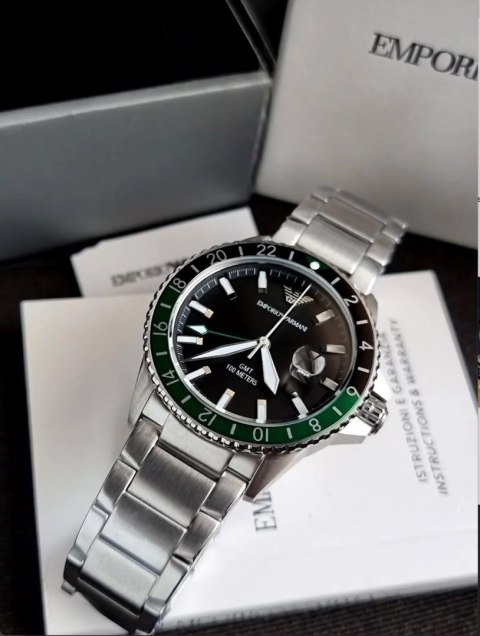 ZEGAREK MĘSKI EMPORIO ARMANI AR11589 - Diver GMT (zi112a) ZEGAREK MĘSKI EMPORIO ARMANI AR11589 - Diver GMT (zi112a)
