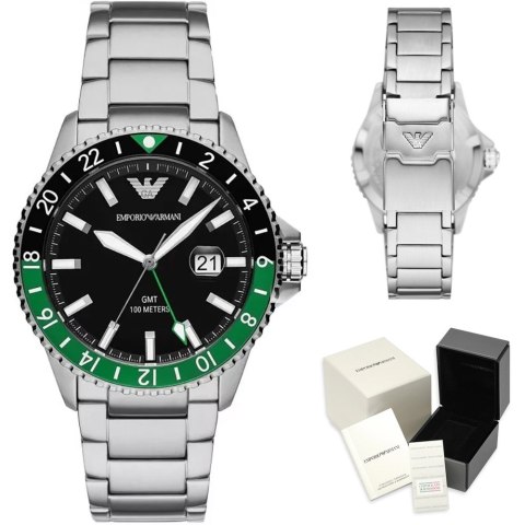 ZEGAREK MĘSKI EMPORIO ARMANI AR11589 - Diver GMT (zi112a) ZEGAREK MĘSKI EMPORIO ARMANI AR11589 - Diver GMT (zi112a)