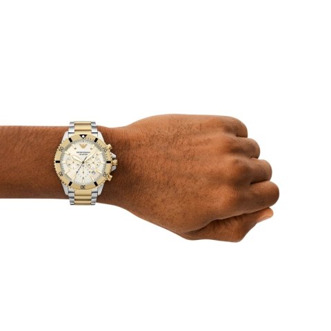 ZEGAREK MĘSKI EMPORIO ARMANI AR11606 Two-Tone Chronograph + BOX ZEGAREK MĘSKI EMPORIO ARMANI AR11606 Two-Tone Chronograph + BOX