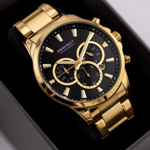 ZEGAREK MĘSKI PERFECT M510CH-02 - CHRONOGRAF (zp386b) + BOX ZEGAREK MĘSKI PERFECT M510CH-02 - CHRONOGRAF (zp386b) + BOX