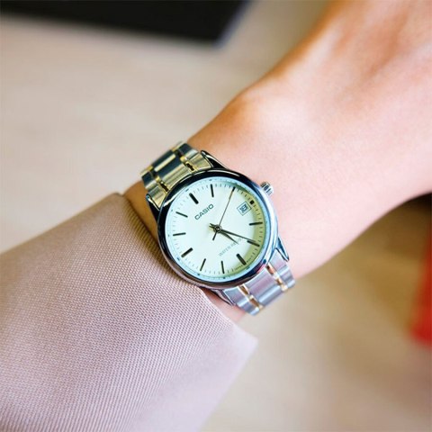 Zegarek Damski Casio LTP-V002SG-9A + BOX Zegarek Damski Casio LTP-V002SG-9A + BOX