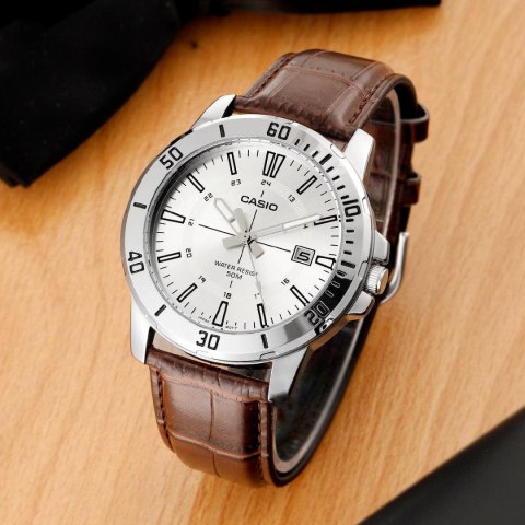 Zegarek Męski Casio MTP-VD01L-7CVUDF + BOX Zegarek Męski Casio MTP-VD01L-7CVUDF + BOX