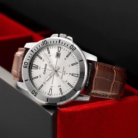 Zegarek Męski Casio MTP-VD01L-7CVUDF + BOX Zegarek Męski Casio MTP-VD01L-7CVUDF + BOX