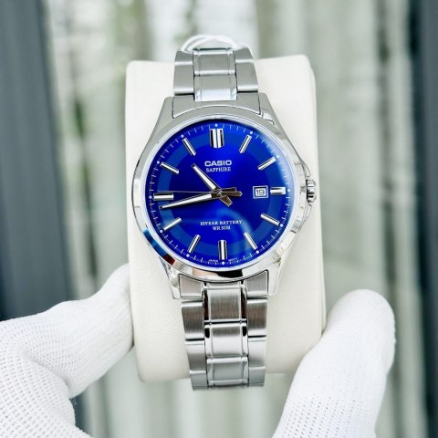 Zegarek Męski Casio MTS-100D-2A + BOX (zd236c) SZAFIR Zegarek Męski Casio MTS-100D-2A + BOX (zd236c) SZAFIR