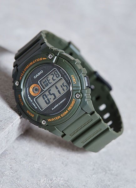 Zegarek Męski Casio W-216H-3B + BOX Zegarek Męski Casio W-216H-3B + BOX