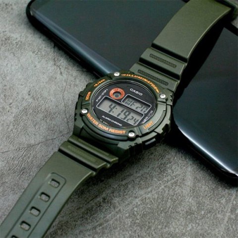 Zegarek Męski Casio W-216H-3B + BOX Zegarek Męski Casio W-216H-3B + BOX