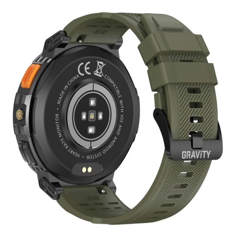SMARTWATCH MĘSKI GRAVITY GT23-5 - LATARKA, DODATKOWY PASEK (sg031e) SMARTWATCH MĘSKI GRAVITY GT23-5 - LATARKA, DODATKOWY PASEK (sg031e)