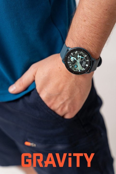 SMARTWATCH UNISEX GRAVITY GT1-9 PRO - ROZMOWY BLUETOOTH, DODATKOWY PASEK (sg027i) SMARTWATCH UNISEX GRAVITY GT1-9 PRO - ROZMOWY BLUETOOTH, DODATKOWY PASEK (sg027i)