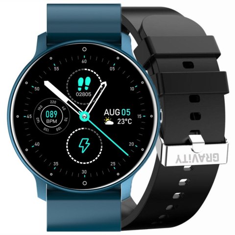 SMARTWATCH UNISEX GRAVITY GT1-9 PRO - ROZMOWY BLUETOOTH, DODATKOWY PASEK (sg027i) SMARTWATCH UNISEX GRAVITY GT1-9 PRO - ROZMOWY BLUETOOTH, DODATKOWY PASEK (sg027i)