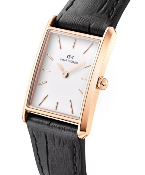 ZEGAREK DAMSKI DANIEL WELLINGTON Bound Black Crocodile Rose Gold DW00100693 + BOX ZEGAREK DAMSKI DANIEL WELLINGTON Bound Black Crocodile Rose Gold DW00100693 + BOX