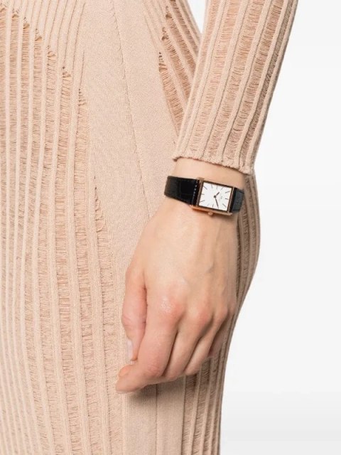 ZEGAREK DAMSKI DANIEL WELLINGTON Bound Black Crocodile Rose Gold DW00100693 + BOX ZEGAREK DAMSKI DANIEL WELLINGTON Bound Black Crocodile Rose Gold DW00100693 + BOX