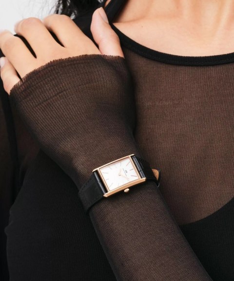 ZEGAREK DAMSKI DANIEL WELLINGTON Bound Black Crocodile Rose Gold DW00100693 + BOX ZEGAREK DAMSKI DANIEL WELLINGTON Bound Black Crocodile Rose Gold DW00100693 + BOX