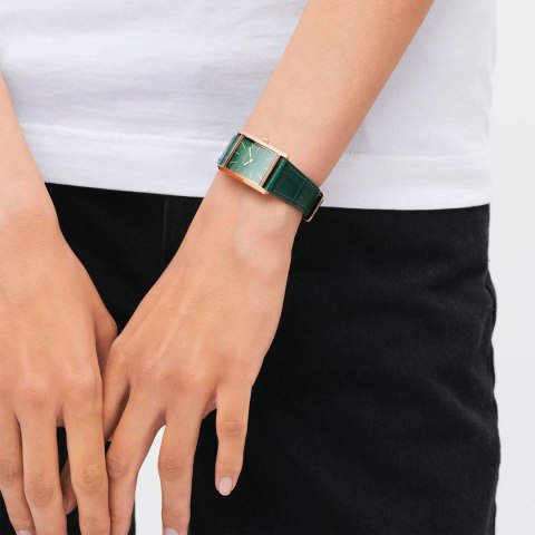 ZEGAREK DAMSKI DANIEL WELLINGTON Bound Crocodile Emerald Rose Gold 22mm DW00100694 + BOX ZEGAREK DAMSKI DANIEL WELLINGTON Bound Crocodile Emerald Rose Gold 22mm DW00100694 + BOX