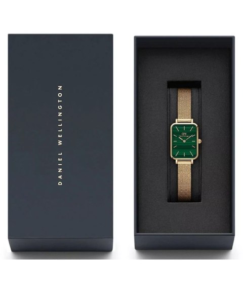 ZEGAREK DAMSKI DANIEL WELLINGTON Quadro Pressed Evergold Emerald 20mm DW00100561+ BOX (zw505m) ZEGAREK DAMSKI DANIEL WELLINGTON Quadro Pressed Evergold Emerald 20mm DW00100561+ BOX (zw505m)
