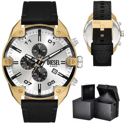 ZEGAREK MĘSKI DIESEL Spiked Chronograph DZ4671 + BOX ZEGAREK MĘSKI DIESEL Spiked Chronograph DZ4671 + BOX