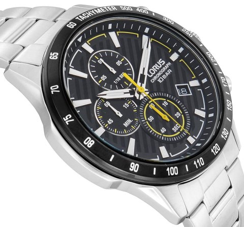 Zegarek Męski Lorus Chronograph 45 mm RM397HX9 + BOX Zegarek Męski Lorus Chronograph 45 mm RM397HX9 + BOX