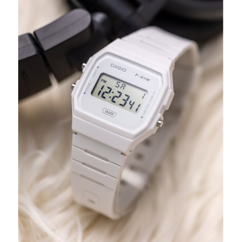 ZEGAREK MĘSKI CASIO F-91WB-7A + BOX ZEGAREK MĘSKI CASIO F-91WB-7A + BOX