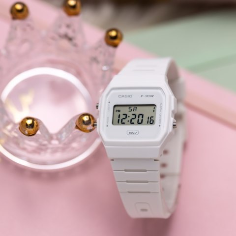 ZEGAREK MĘSKI CASIO F-91WB-7A + BOX ZEGAREK MĘSKI CASIO F-91WB-7A + BOX