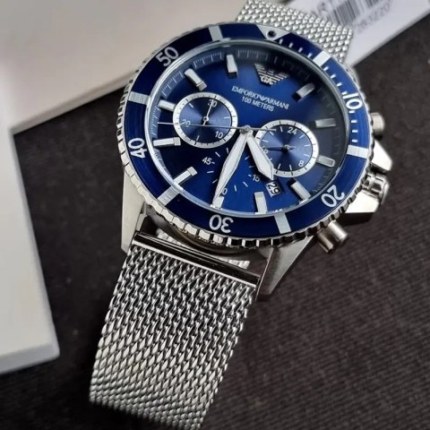 ZEGAREK MĘSKI EMPORIO ARMANI AR11587 DIVER (zi113a) + BOX ZEGAREK MĘSKI EMPORIO ARMANI AR11587 DIVER (zi113a) + BOX