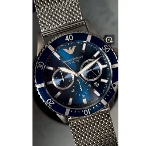 ZEGAREK MĘSKI EMPORIO ARMANI AR11587 DIVER (zi113a) + BOX ZEGAREK MĘSKI EMPORIO ARMANI AR11587 DIVER (zi113a) + BOX