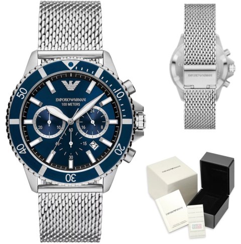 ZEGAREK MĘSKI EMPORIO ARMANI AR11587 DIVER (zi113a) + BOX ZEGAREK MĘSKI EMPORIO ARMANI AR11587 DIVER (zi113a) + BOX