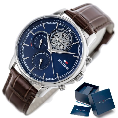 ZEGAREK MĘSKI TOMMY HILFIGER 1710629 Steward Open Heart + BOX ZEGAREK MĘSKI TOMMY HILFIGER 1710629 Steward Open Heart + BOX