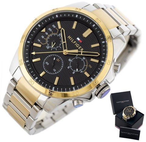 ZEGAREK MĘSKI TOMMY HILFIGER 1791559 DECKER +BOX ZEGAREK MĘSKI TOMMY HILFIGER 1791559 DECKER +BOX