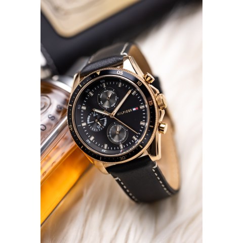 ZEGAREK MĘSKI TOMMY HILFIGER 1791836 PARKER (zf041c) + BOX ZEGAREK MĘSKI TOMMY HILFIGER 1791836 PARKER (zf041c) + BOX