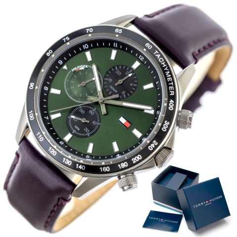 ZEGAREK MĘSKI TOMMY HILFIGER 1792017 Miles (zf113b) + BOX ZEGAREK MĘSKI TOMMY HILFIGER 1792017 Miles (zf113b) + BOX