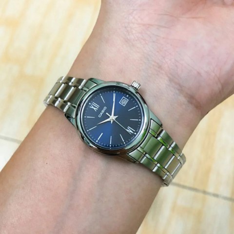 Zegarek Damski Casio LTP-V002D-2B3UDF + BOX Zegarek Damski Casio LTP-V002D-2B3UDF + BOX