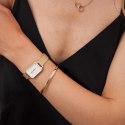 ZEGAREK DAMSKI DANIEL WELLINGTON Quadro Pressed Evergold 20mm DW00100556 + BOX (zw520a)
