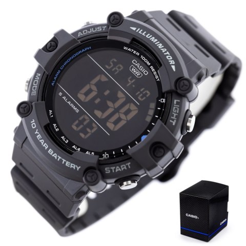 ZEGAREK MĘSKI CASIO SPORT ILLUMINATOR AE-1500WH-8B + BOX ZEGAREK MĘSKI CASIO SPORT ILLUMINATOR AE-1500WH-8B + BOX