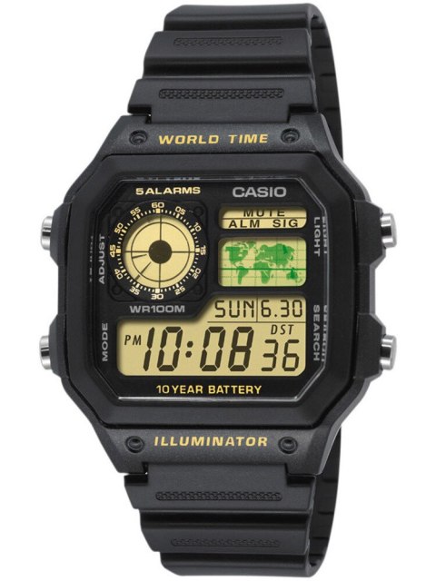ZEGAREK MĘSKI CASIO Sports AE-1200WH-1B + BOX (zd146c) ZEGAREK MĘSKI CASIO Sports AE-1200WH-1B + BOX (zd146c)