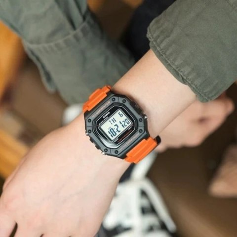 ZEGAREK MĘSKI CASIO W-218H-4B2 + BOX ZEGAREK MĘSKI CASIO W-218H-4B2 + BOX